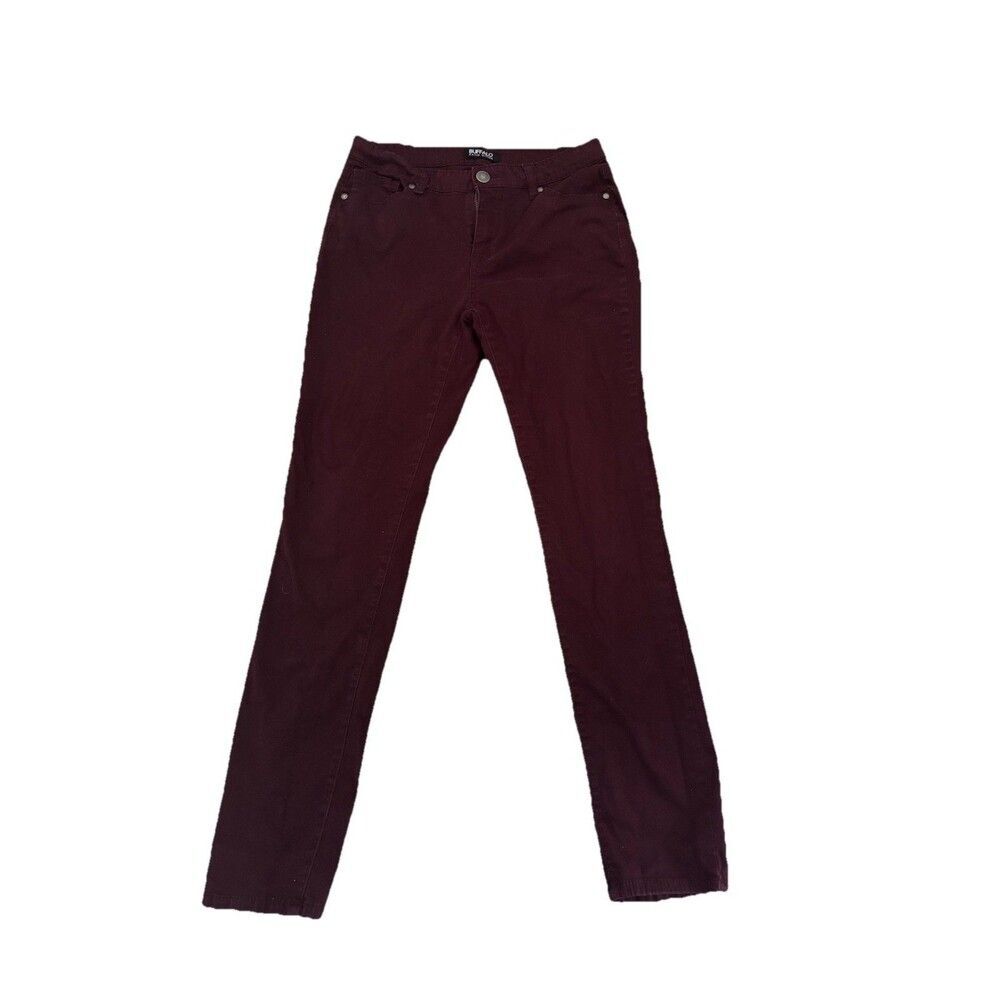 Buffalo David Bitton Women’s Jeans Size 4/27 Burgundy Maroon Dark Red Stretch